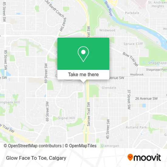 Glow Face To Toe map