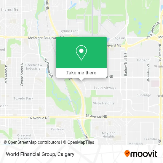 World Financial Group map