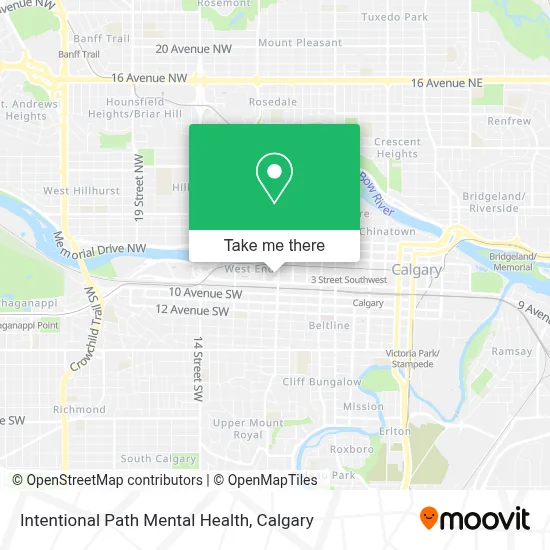 Intentional Path Mental Health map