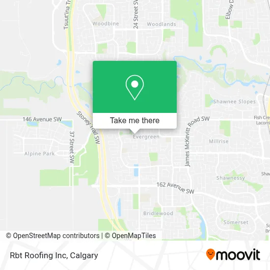 Rbt Roofing Inc map