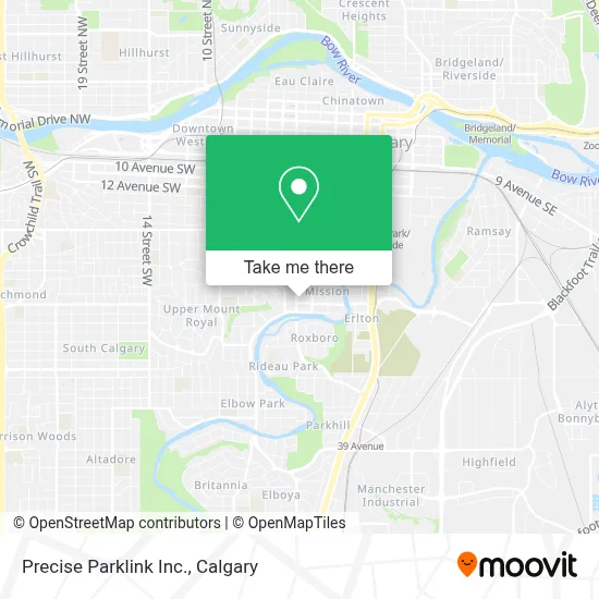 Precise Parklink Inc. map