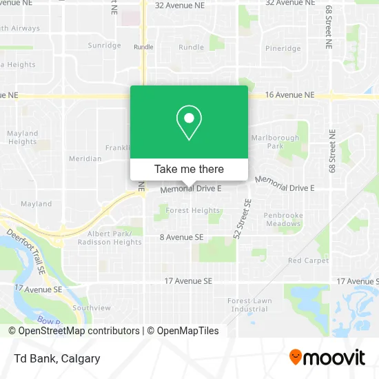 Td Bank map