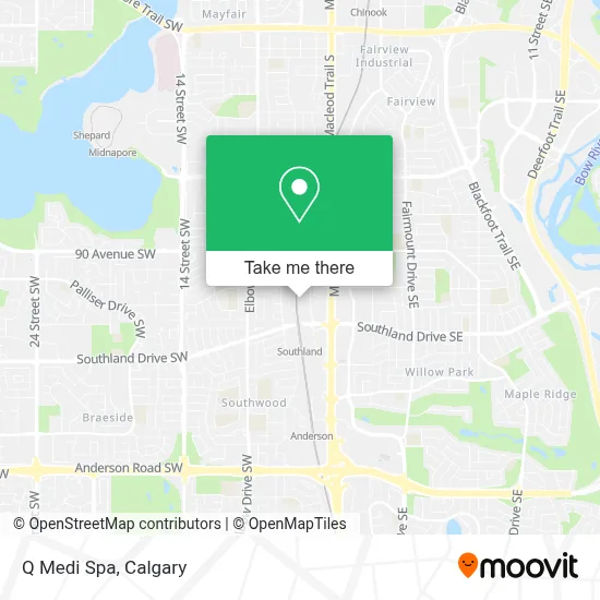 Q Medi Spa map