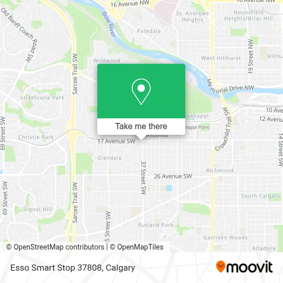 Esso Smart Stop 37808 map