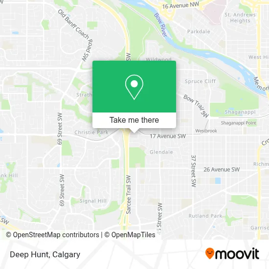 Deep Hunt map