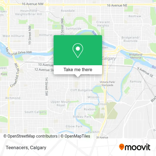 Teenacers map
