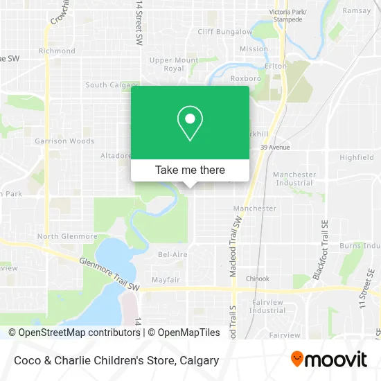 Coco & Charlie Children's Store map