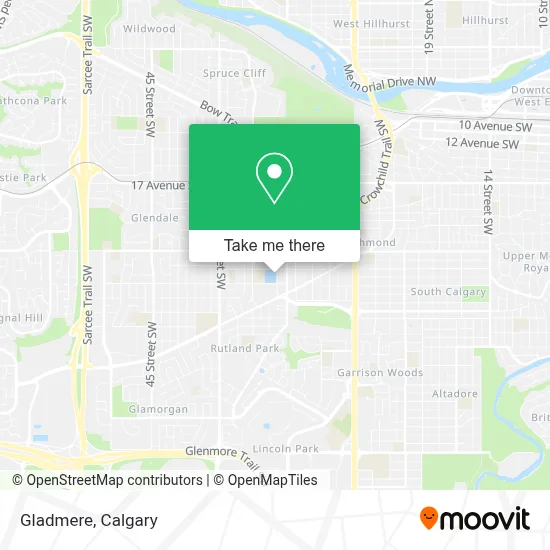 Gladmere map