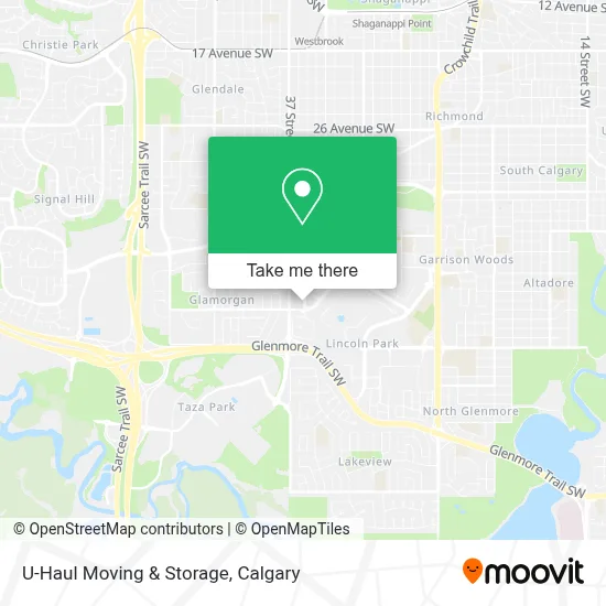 U-Haul Moving & Storage map