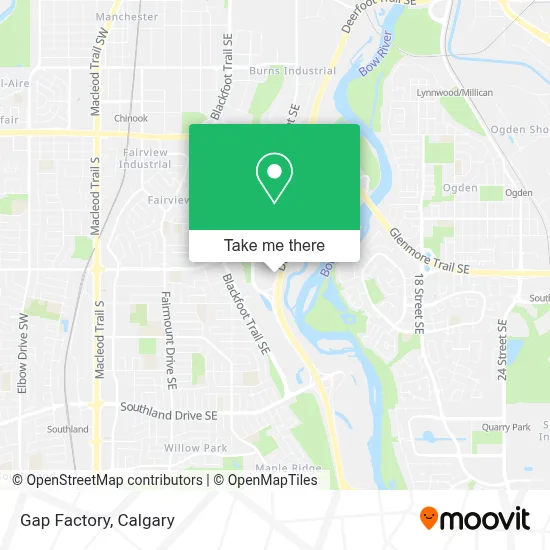 Gap Factory map