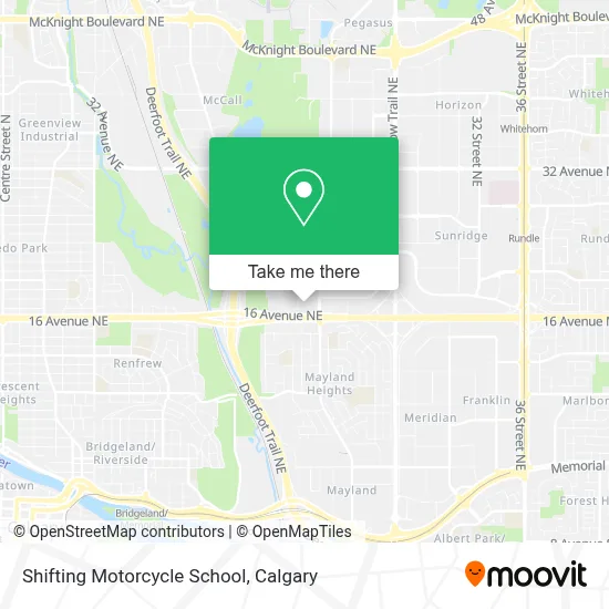 Shifting Motorcycle School map
