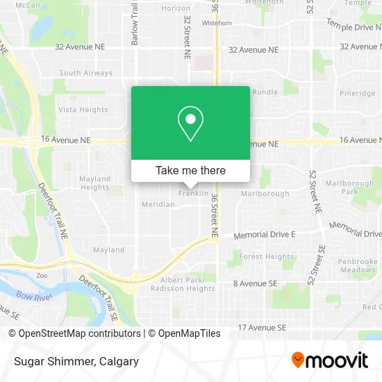 Sugar Shimmer map