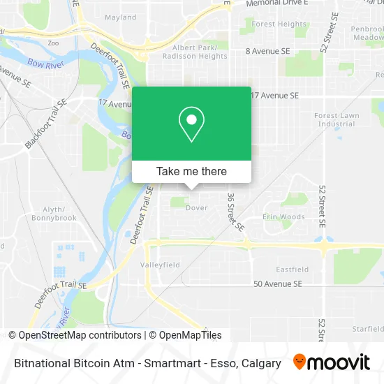 Bitnational Bitcoin Atm - Smartmart - Esso map