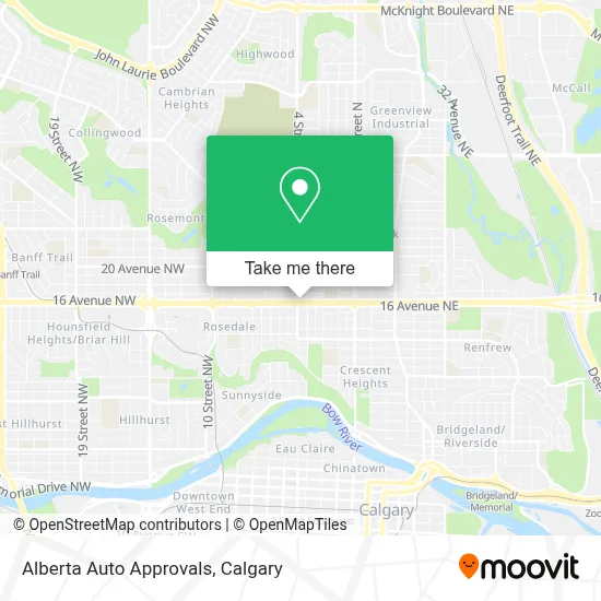 Alberta Auto Approvals map