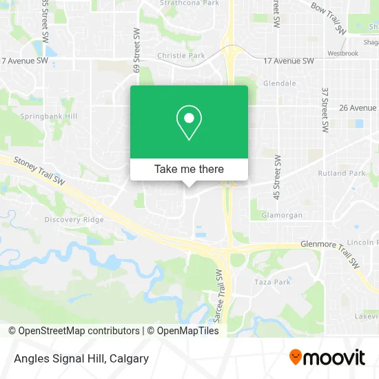 Angles Signal Hill map