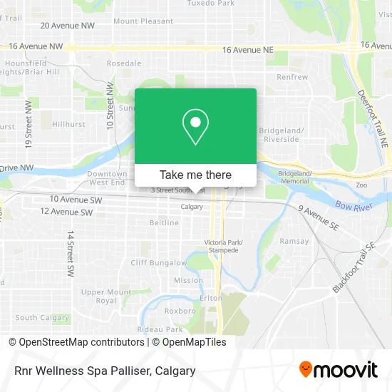 Rnr Wellness Spa Palliser map