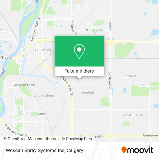 Wescan Spray Systems Inc map