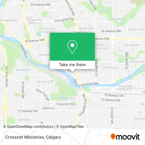 Crossnet Ministries map
