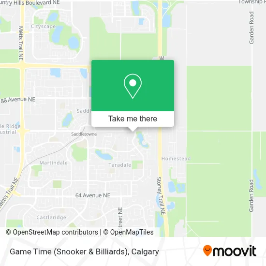 Game Time (Snooker & Billiards) map