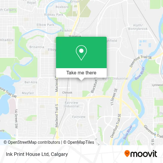 Ink Print House Ltd map