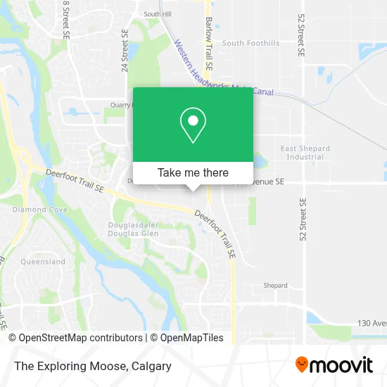 The Exploring Moose map