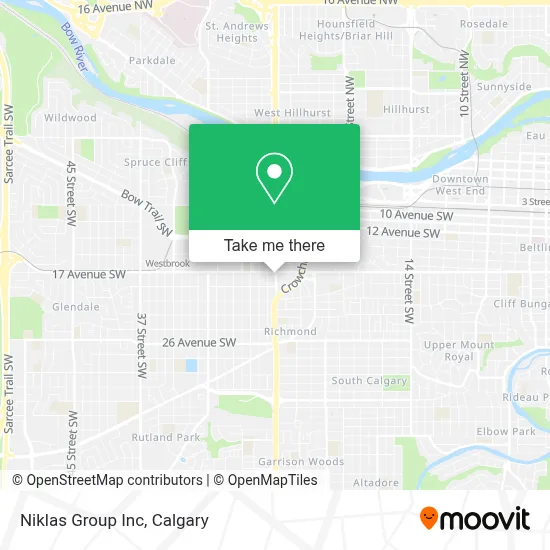Niklas Group Inc map