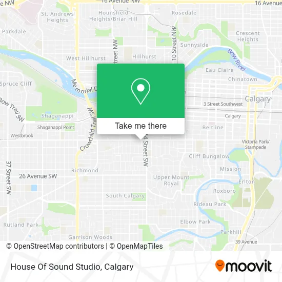 House Of Sound Studio map