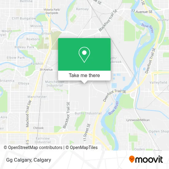 Gg Calgary map
