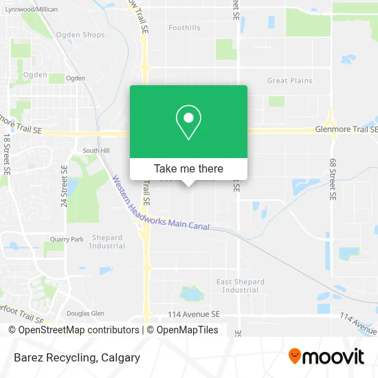 Barez Recycling map