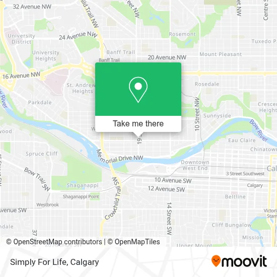 Simply For Life map