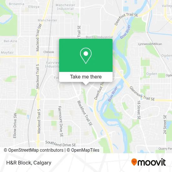 H&R Block map