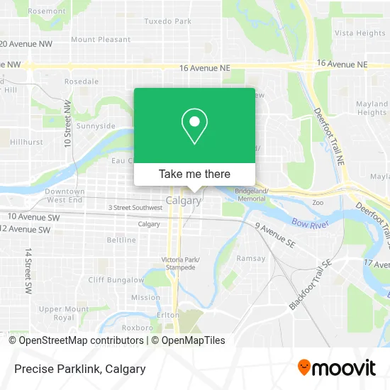 Precise Parklink map