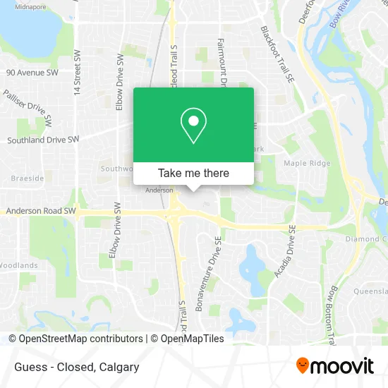 Guess - Closed map