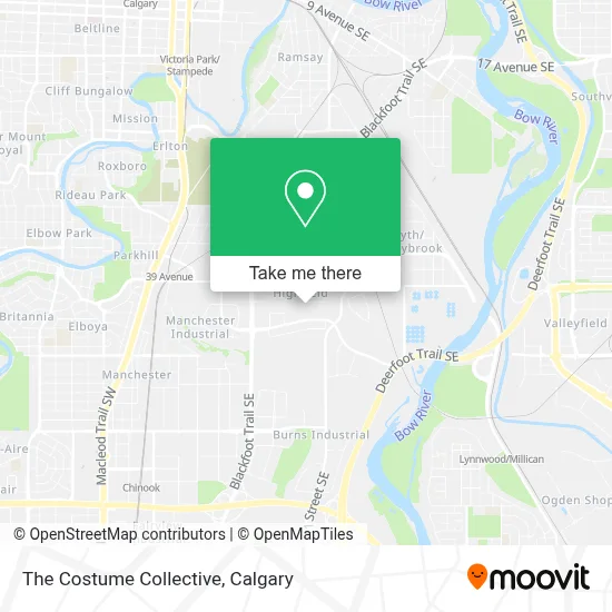 The Costume Collective map