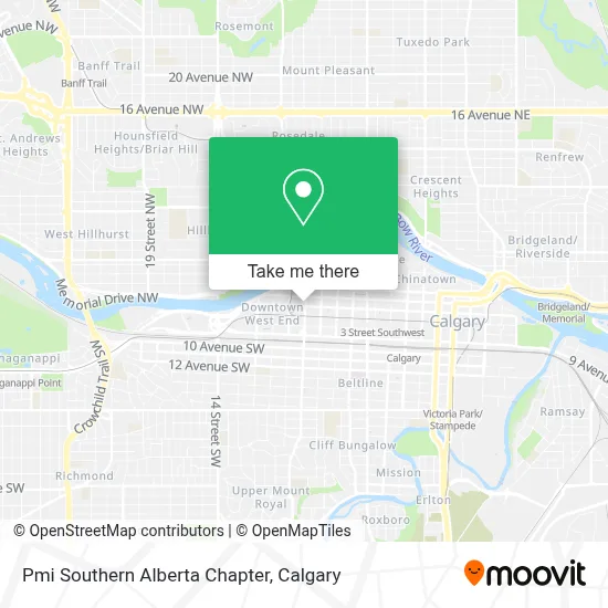 Pmi Southern Alberta Chapter map