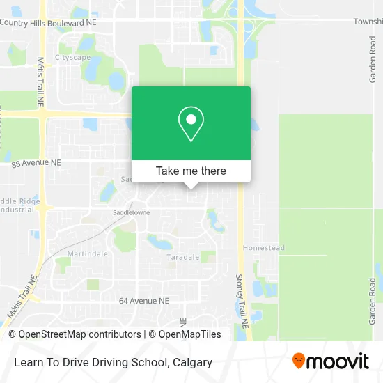 Learn To Drive Driving School map