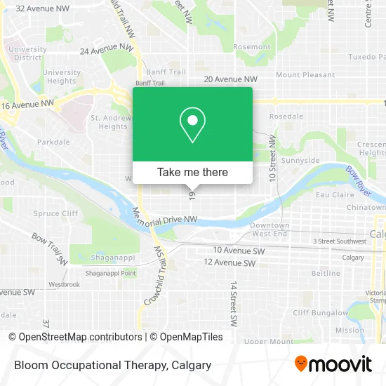 Bloom Occupational Therapy map