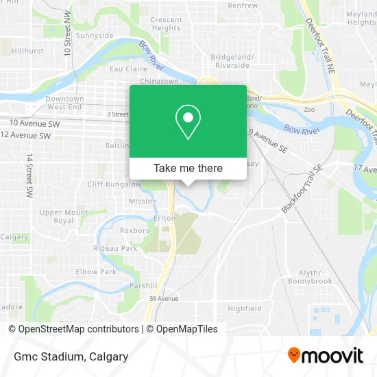 Gmc Stadium map
