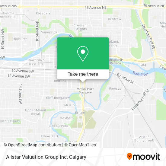 Allstar Valuation Group Inc map