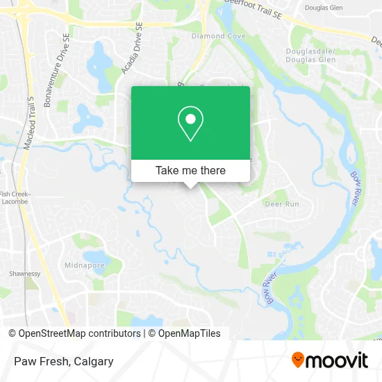 Paw Fresh map