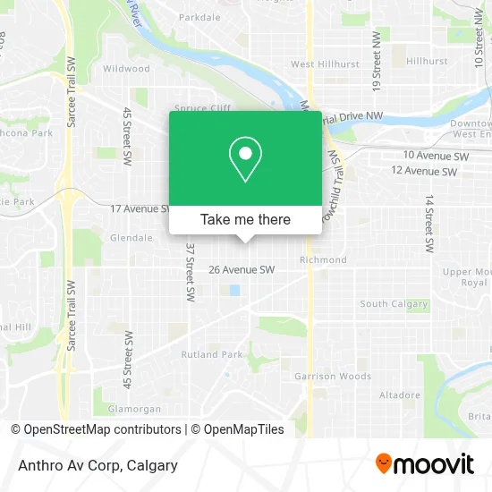 Anthro Av Corp map