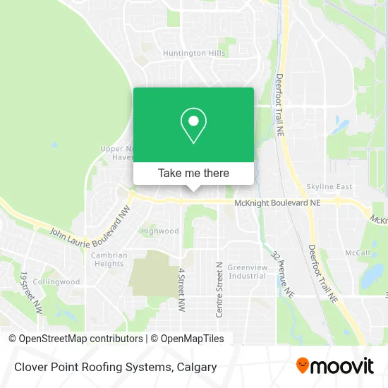 Clover Point Roofing Systems map