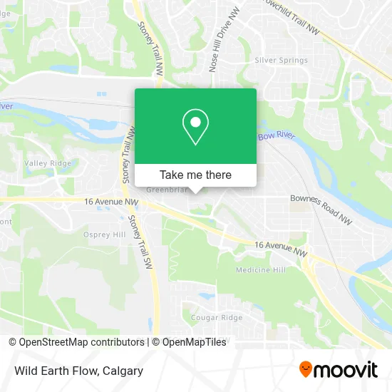 Wild Earth Flow map