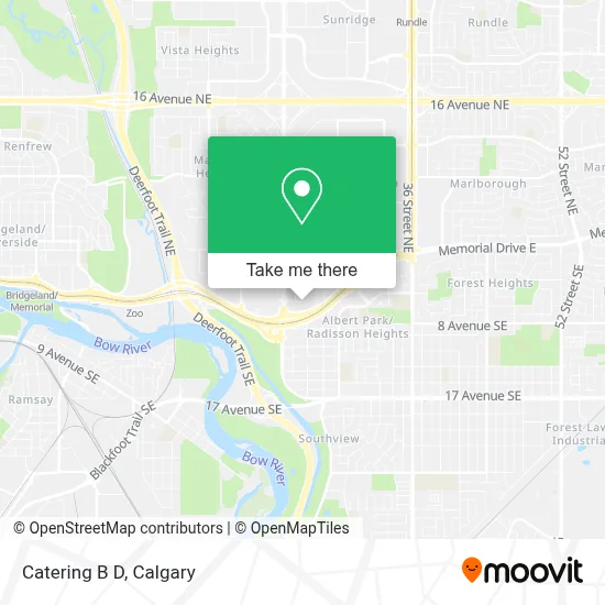 Catering B D map
