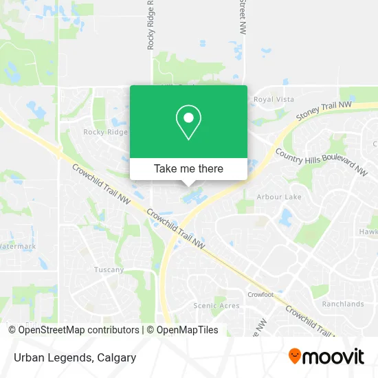 Urban Legends map