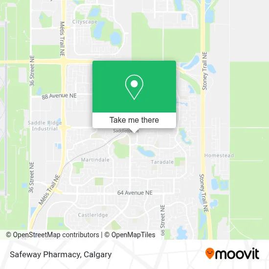 Safeway Pharmacy map