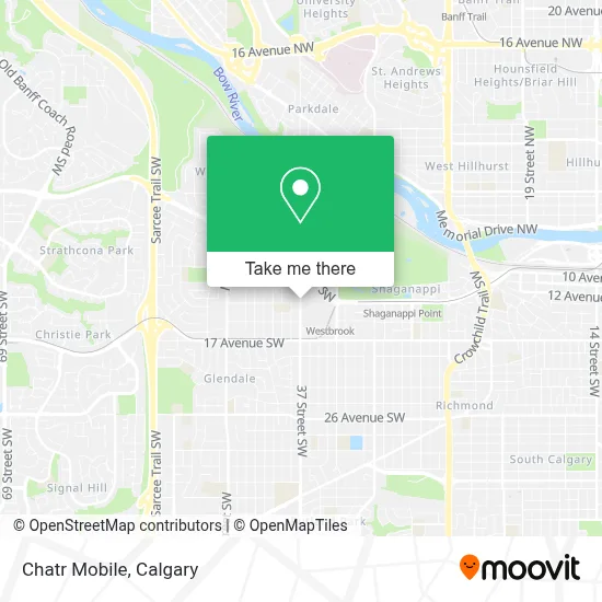 Chatr Mobile map