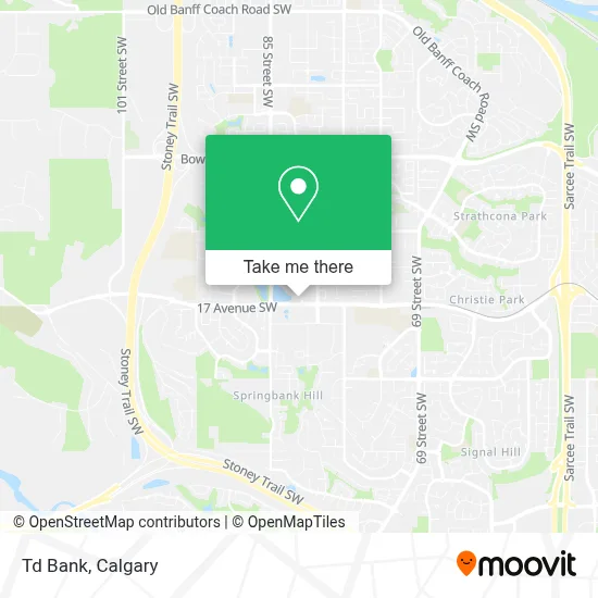 Td Bank map