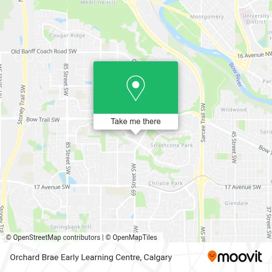 Orchard Brae Early Learning Centre map