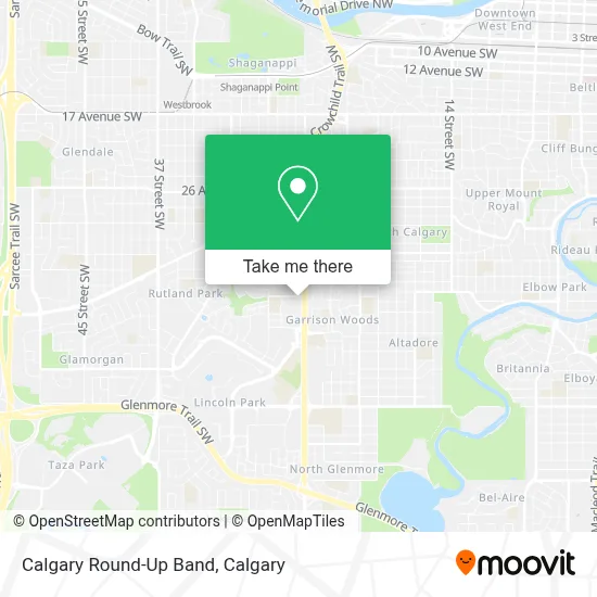 Calgary Round-Up Band map